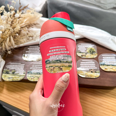 Loved Because | 6 Individual Stickers (NEW)