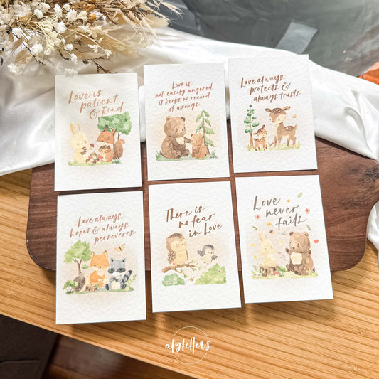 Love Is | 6 Mini Blessing Cards