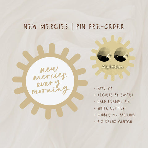 New Mercies | Collector's Pin