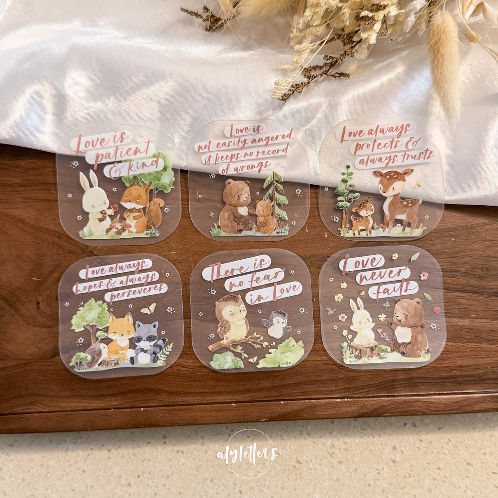 Love Is | 6 Individual Stickers