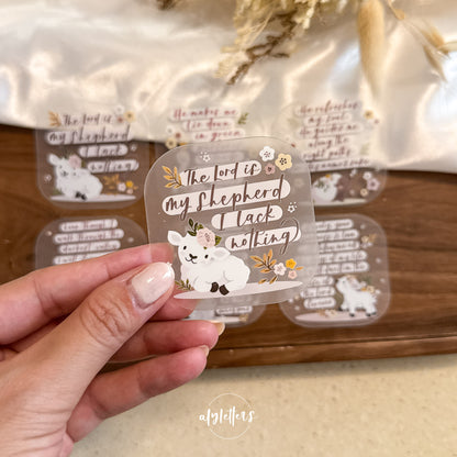 Psalm 23 | 6 Individual Stickers