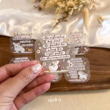 Psalm 23 | 6 Individual Stickers