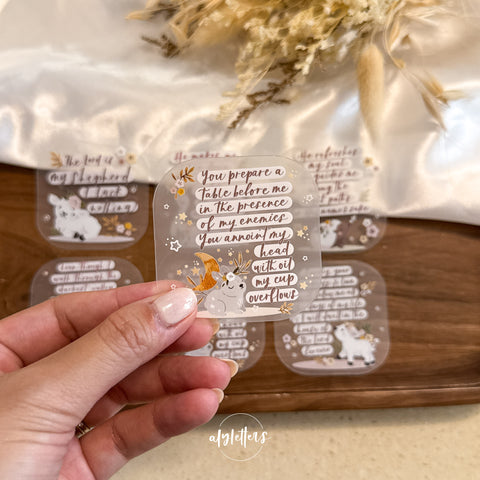 Psalm 23 | 6 Individual Stickers