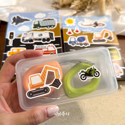 SG On Wheels | 2 Sticker Sheets