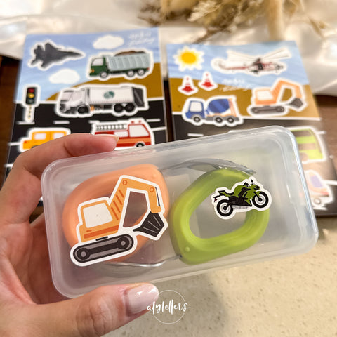 SG On Wheels | 2 Sticker Sheets