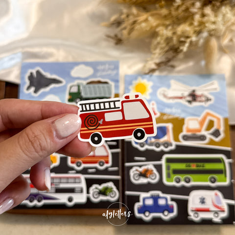 SG On Wheels | 2 Sticker Sheets