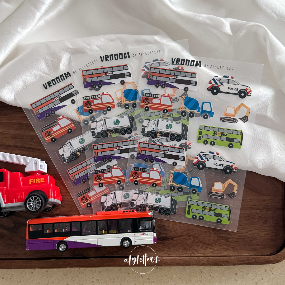 Vrooom (SG Buses Edition) | Sticker Sheet