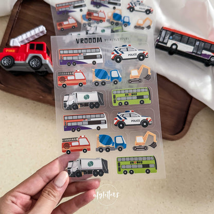 Vrooom (SG Buses Edition) | Sticker Sheet