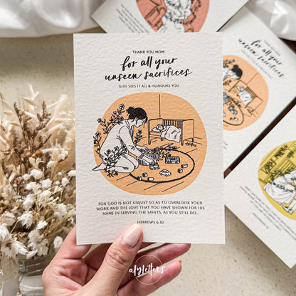 Thank you Mom | 3 Blessing Cards