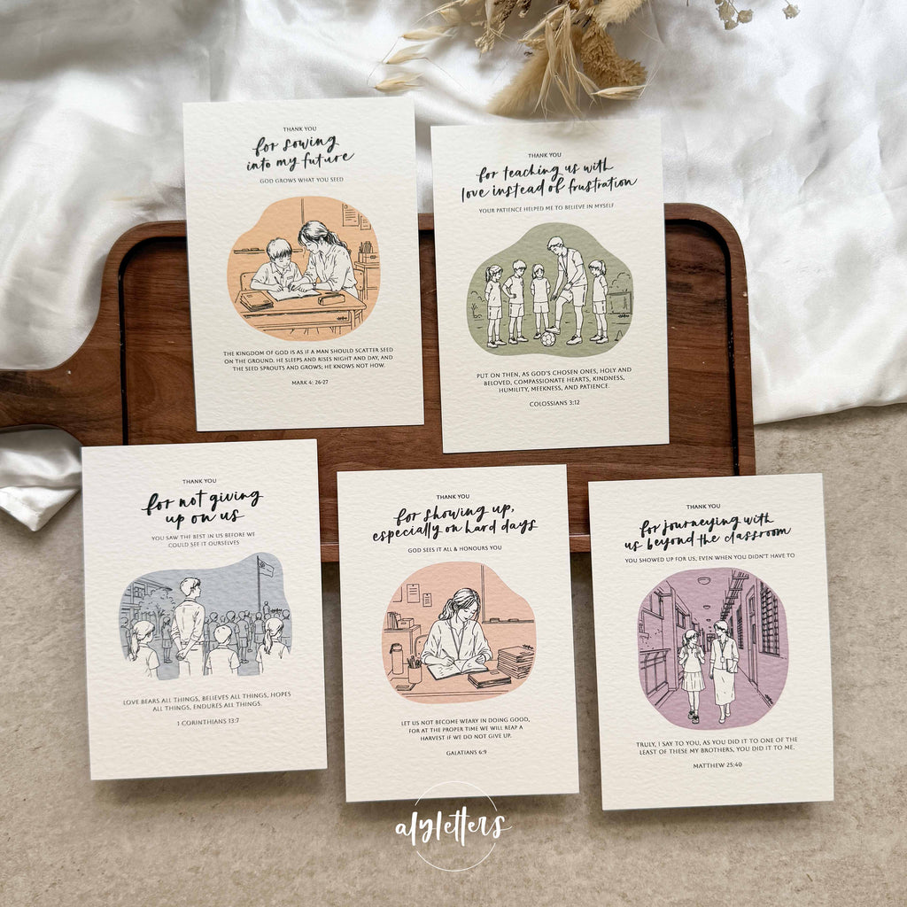 Seen & Celebrated | 5 Blessing Cards for Teachers
