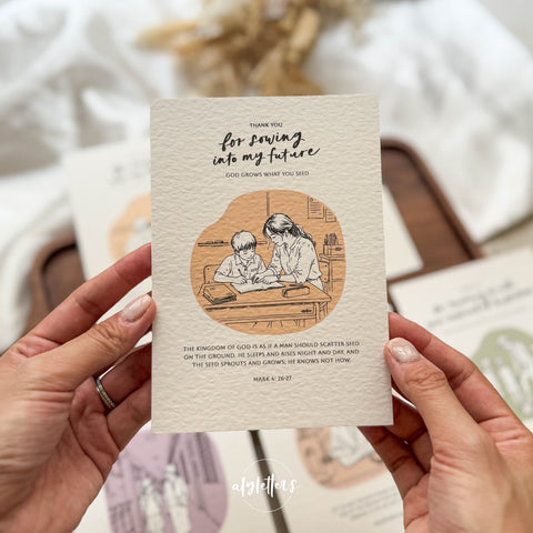 Seen & Celebrated | 5 Blessing Cards for Teachers