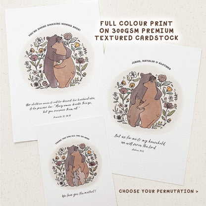 Bear Hug | Bespoke Family Verse Frame