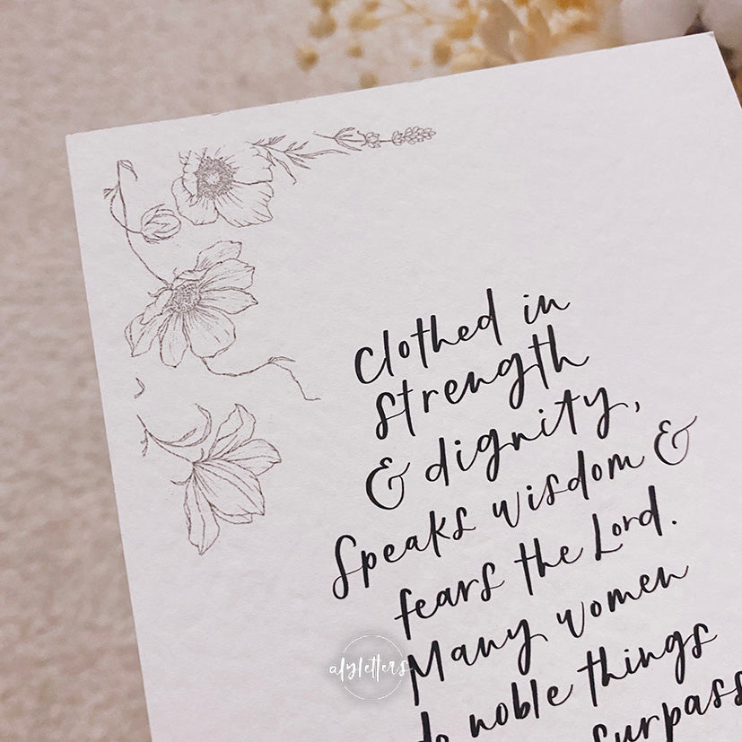 Proverbs 31 | Blessing Card