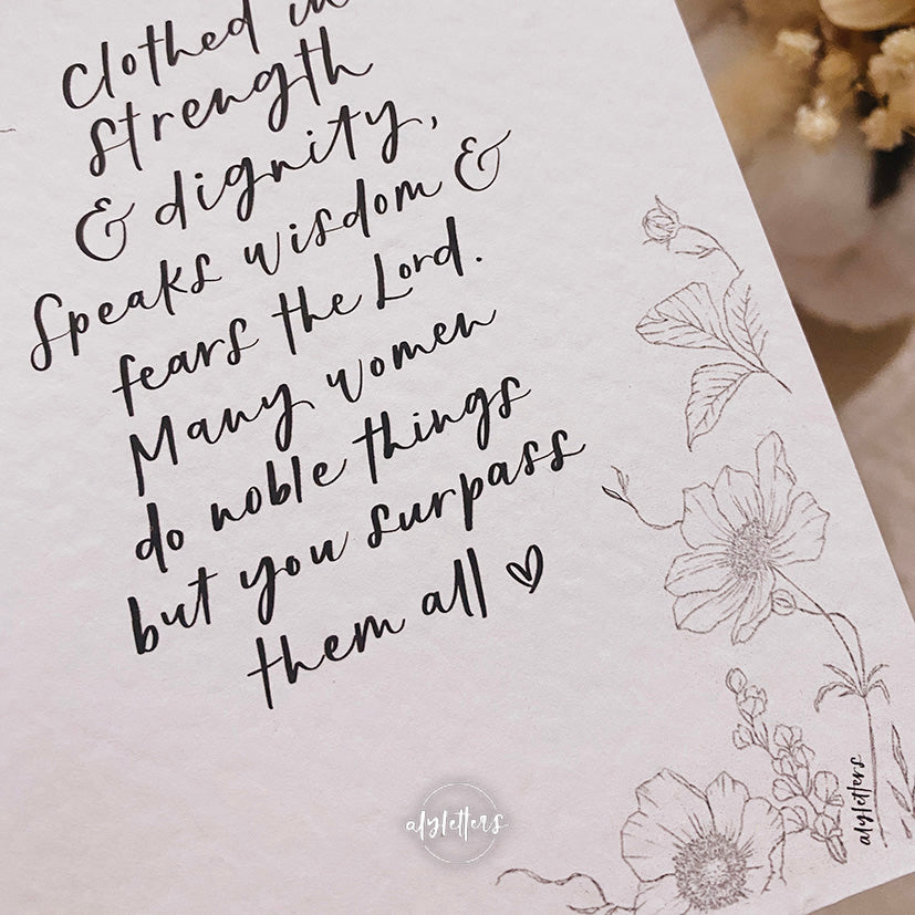 Proverbs 31 | Blessing Card