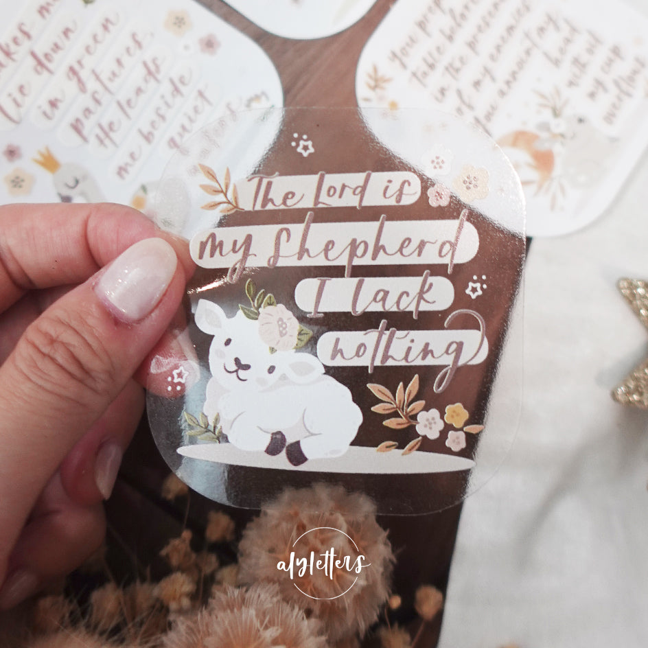 Psalm 23 | 6 Individual Stickers