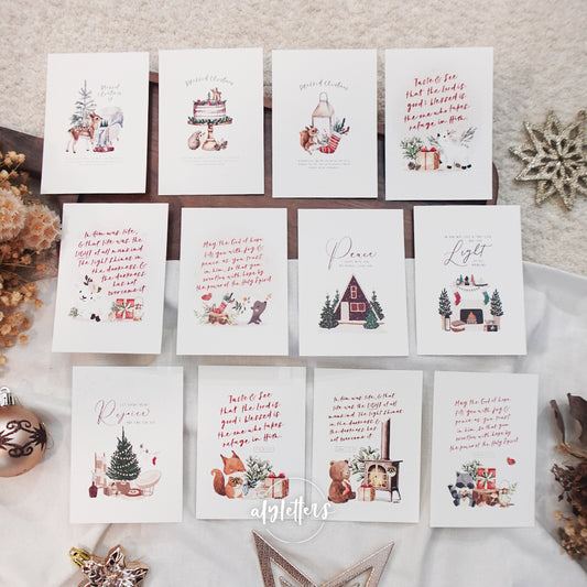 Mini Christmas Cards | Set of 12