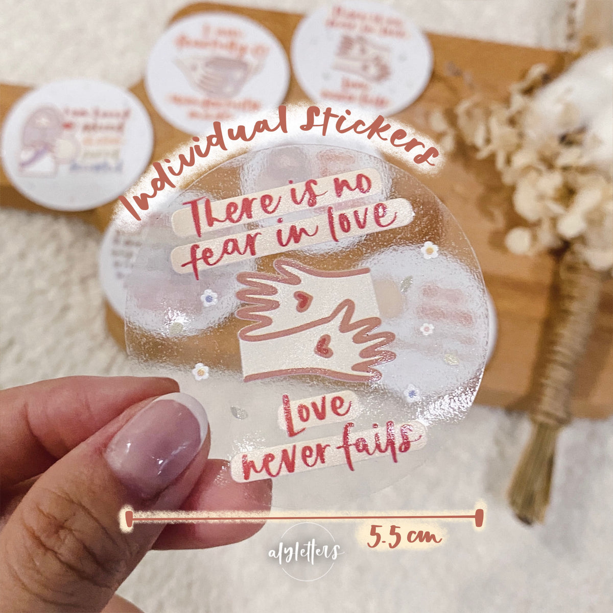 Adore | 6 Individual Stickers
