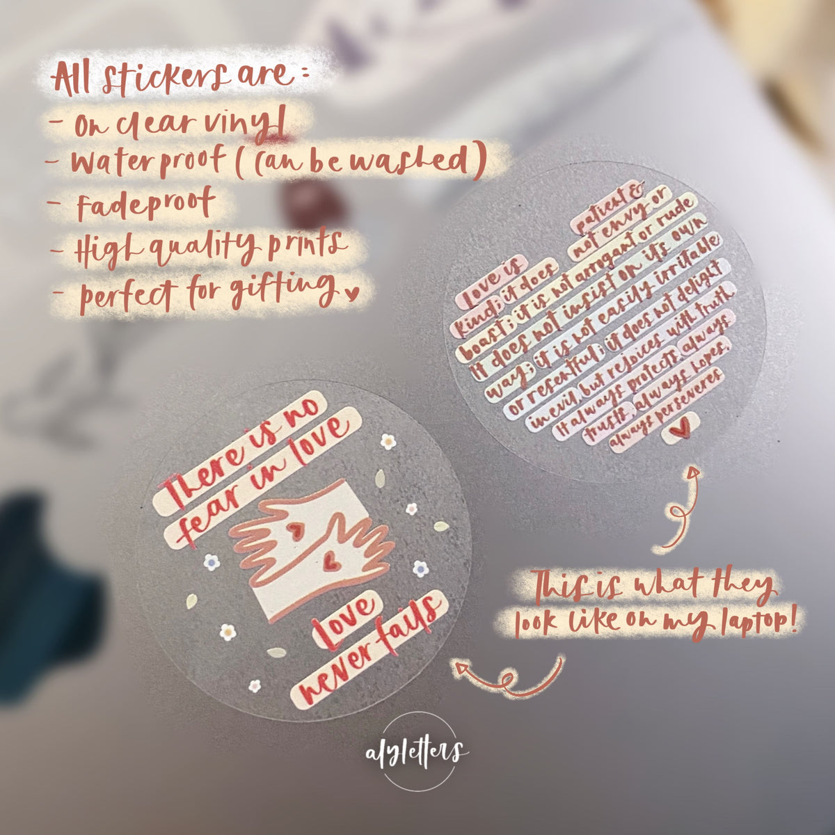 Adore | 6 Individual Stickers