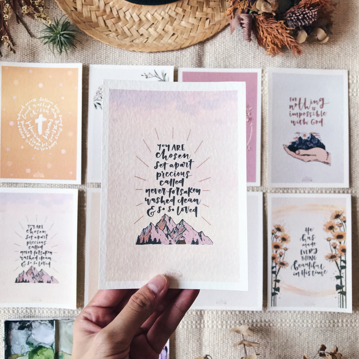 Chosen & Set Apart | Blessing Cards