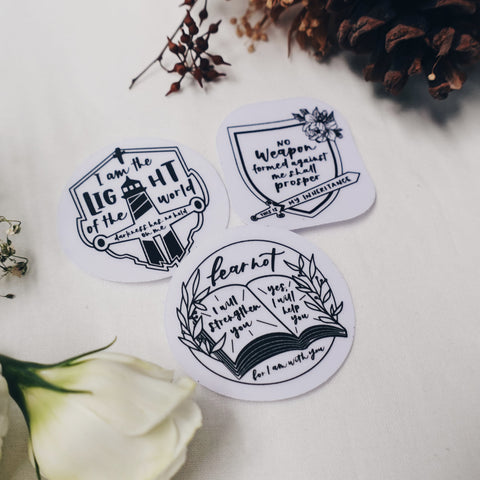 No Weapon | 3 Individual Matte Stickers