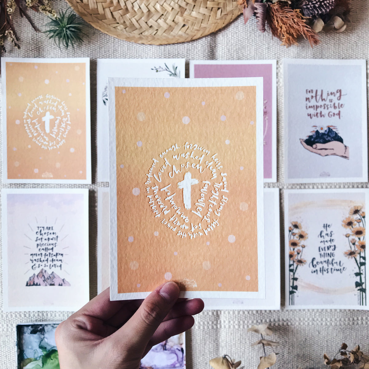 Chosen & Set Apart | Blessing Cards