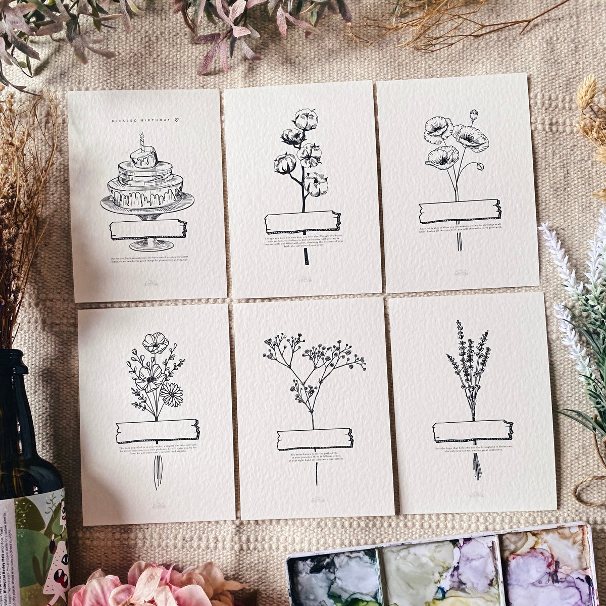 Wildflower + Verse | Blessing Cards